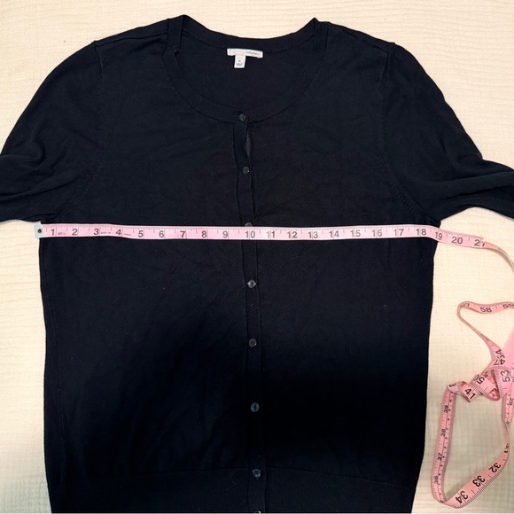 Black Button Up Cardigan, Size XL - Picture 5 of 5